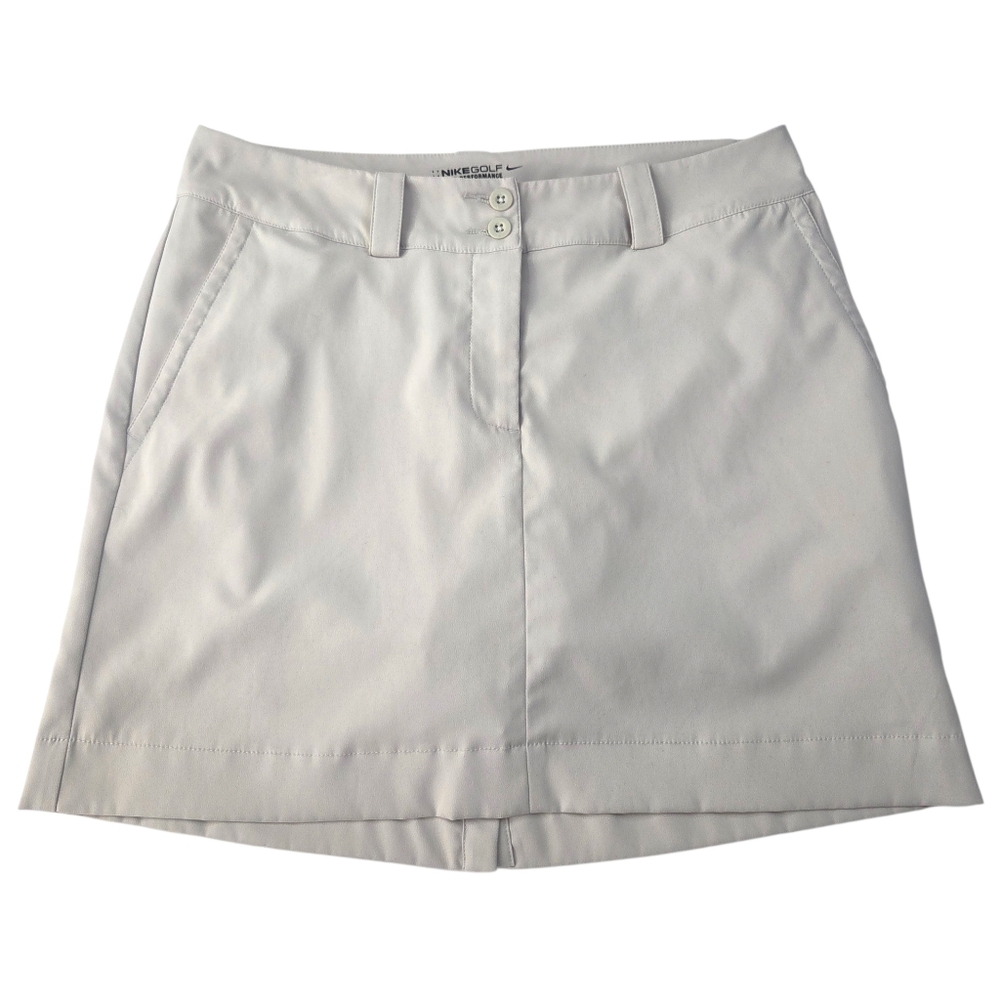 Nike Golf Tour Performance Athletic Skirt Golfing Skort Shorts Womens 6 Beige